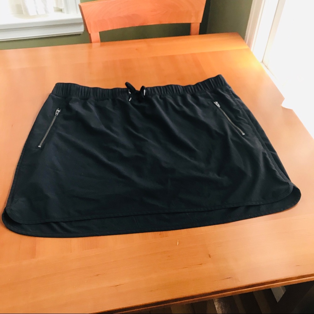Athleta Black Skort 1X